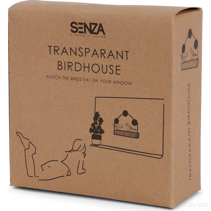 SENZA Transparant Vogelhuis