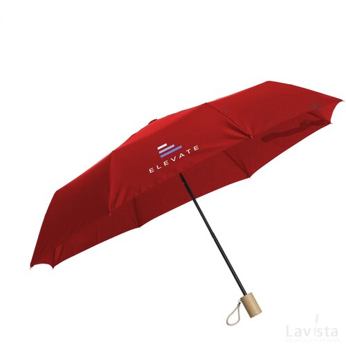 Rpet Mini Umbrella Opvouwbare Paraplu Rood