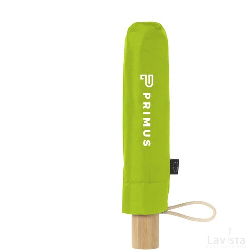 Rpet Mini Umbrella Opvouwbare Paraplu Limegroen