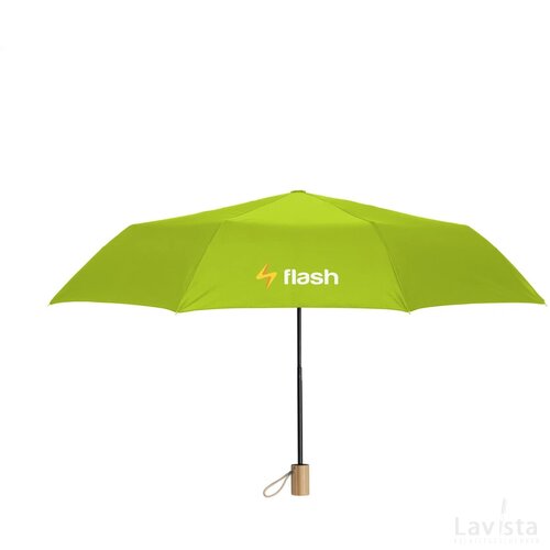 Rpet Mini Umbrella Opvouwbare Paraplu Limegroen