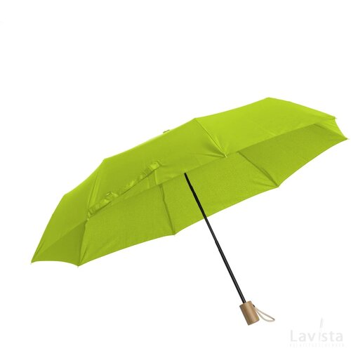 Rpet Mini Umbrella Opvouwbare Paraplu Limegroen