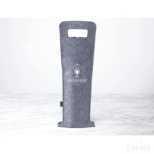 Wine Bag-To-Give Rpet Wijntas Grijs