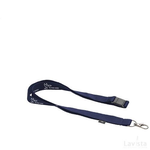 Lanyard Safety Rpet 2 Cm Keycord Navy