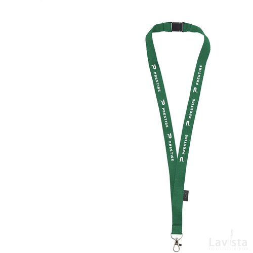 Lanyard Safety Rpet 2 Cm Keycord Groen
