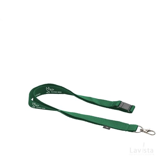 Lanyard Safety Rpet 2 Cm Keycord Groen