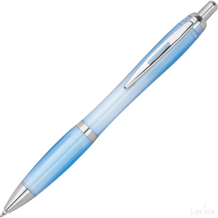 Klassieke pen van RPET lichtblauw