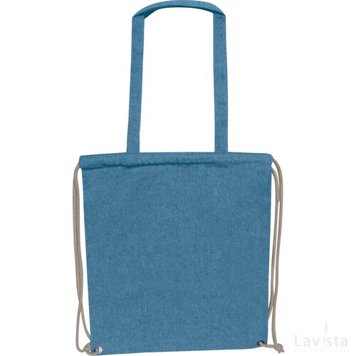 Katoenen tas, OEKO-TEX 100 blauw