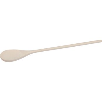 Pollepel van hout beige