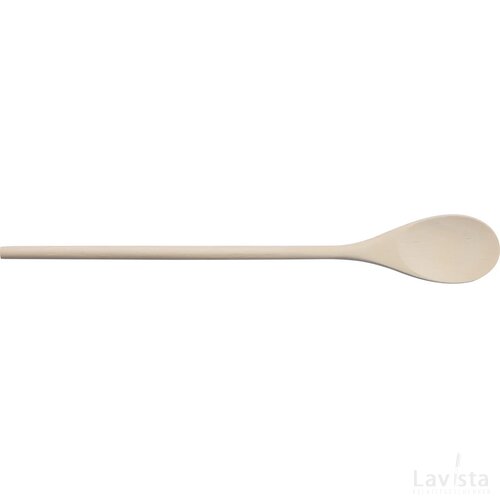 Pollepel van hout beige