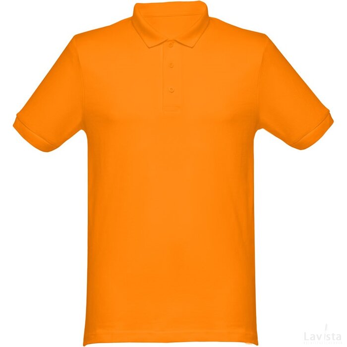 Thc Monaco Polo T-Shirt Voor Mannen Oranje