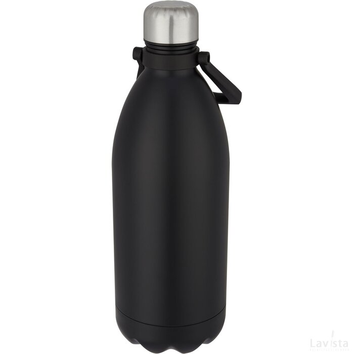 Cove 1,5 liter vacuüm geïsoleerde roestvrijstalen fles Zwart