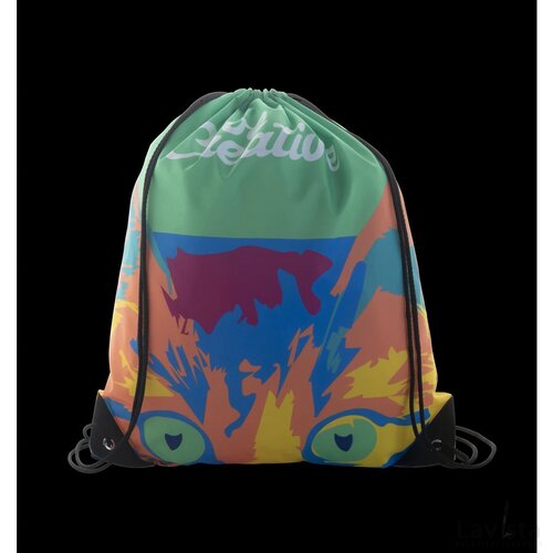 Creadraw Plus Custom Made Tas Met Trekkoordsluiting Zwart