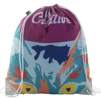 Creadraw Plus Rpet Custom Made Tas Met Trekkoordsluiting Wit