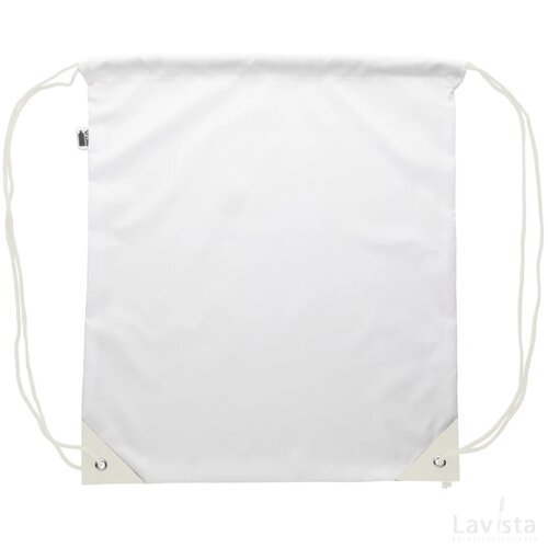 Creadraw Plus Rpet Custom Made Tas Met Trekkoordsluiting Wit