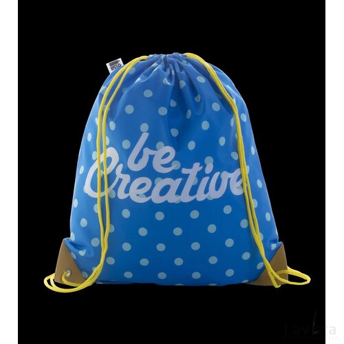 Creadraw Plus Rpet Custom Made Tas Met Trekkoordsluiting Geel
