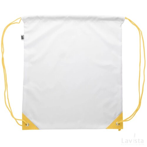 Creadraw Plus Rpet Custom Made Tas Met Trekkoordsluiting Geel