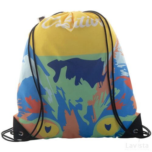 Creadraw Plus Rpet Custom Made Tas Met Trekkoordsluiting Zwart