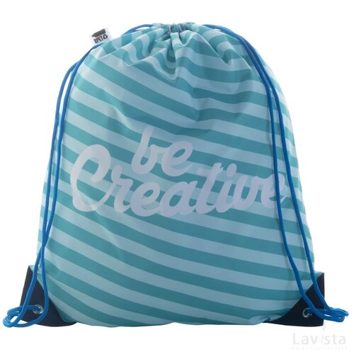 Creadraw Plus Rpet Custom Made Tas Met Trekkoordsluiting (Kobalt) Blauw