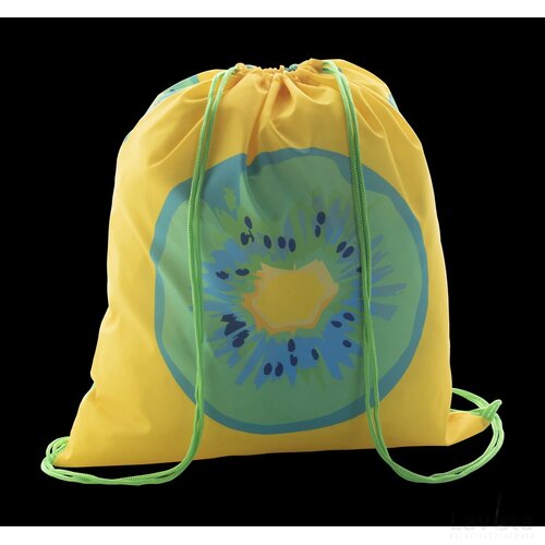 Creadraw Zip Custom Made Tas Met Trekkoord Groen