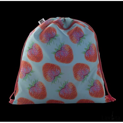 Creadraw Zip Rpet Custom Made Tas Met Trekkoord Rood