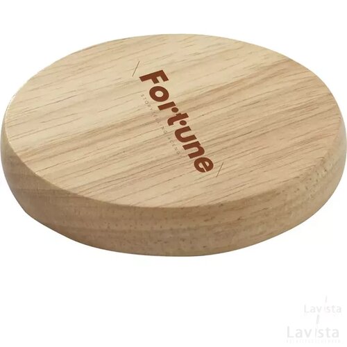 Duurzame ronde flesopener Naturel
