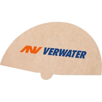 Gerecycled papieren waaier Naturel