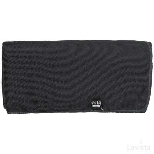 Slash Rpet Handdoek Zwart