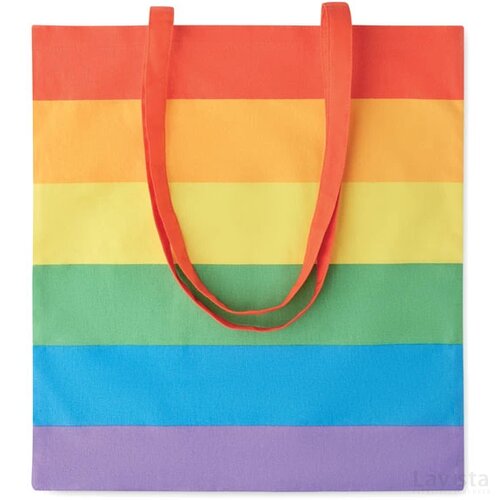 Boodschappentas van 200 gr/m² Borealis multicolour