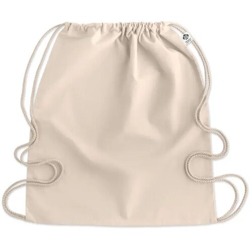 Trekkoordzak van biologisch kat Yuki beige