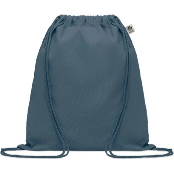 Trekkoord rugzak van organisch Yuki colour blauw