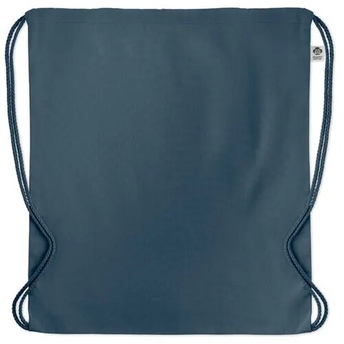 Trekkoord rugzak van organisch Yuki colour blauw