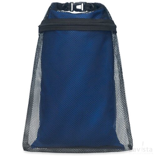 Waterdichte tas met riem 6l Scuba mesh royal blauw