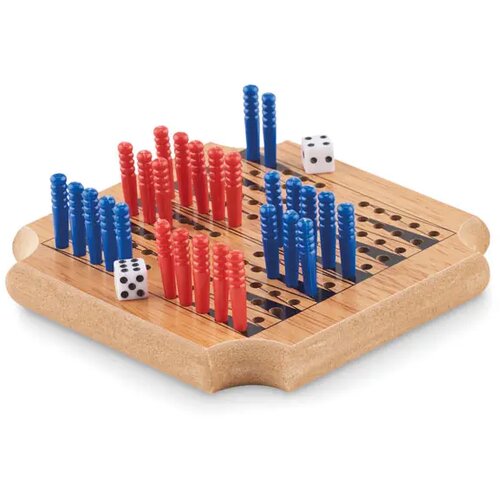 Set onderzetters met spelletjes Bruin