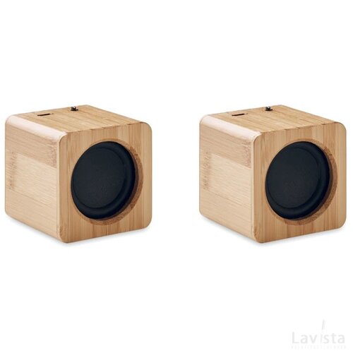 Draadloze luidsprekerset Audio set hout