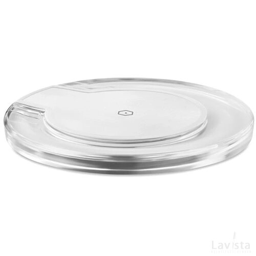 Rond draadloze oplader Uve charging + wit