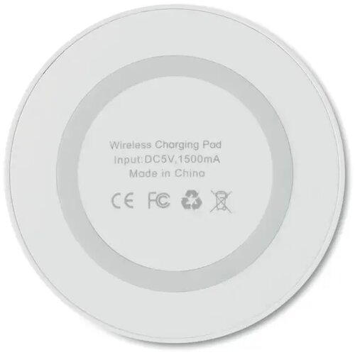 Kleine draadloze oplader Wireless plato + wit