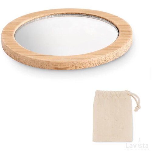 Bamboe make-up spiegel Malay hout