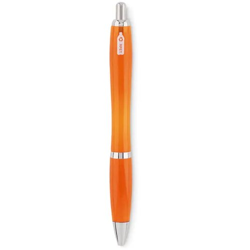 Rpet balpen Rio rpet transparant oranje