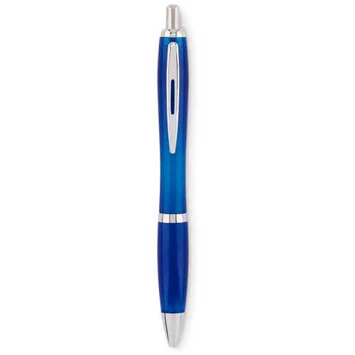 Rpet balpen Rio rpet transparant blauw