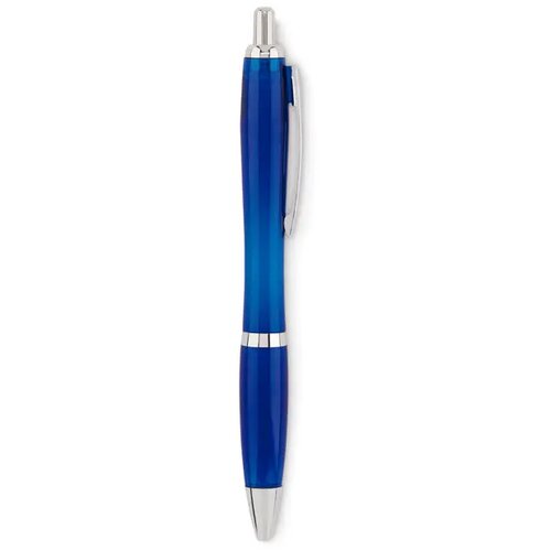 Rpet balpen Rio rpet transparant blauw