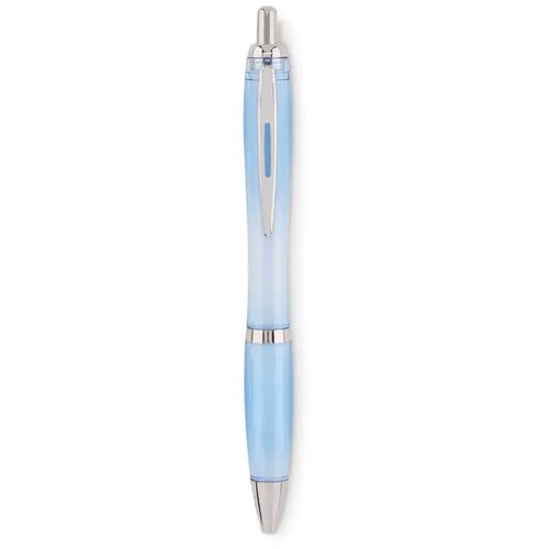 Rpet balpen Rio rpet transparant licht blauw