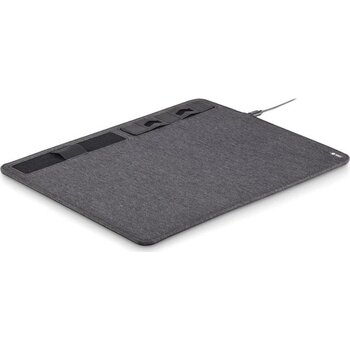 Rpet muismat 15w oplader Superpad donker grijs