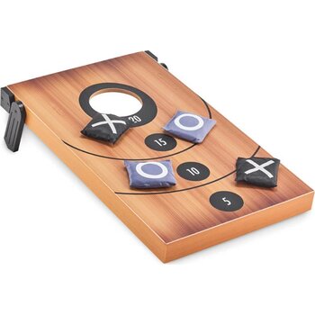 Dubbelzijdig mdf spellenset Baggy hout
