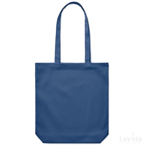 Stevige canvas boodschappentas Rassa coloured blauw