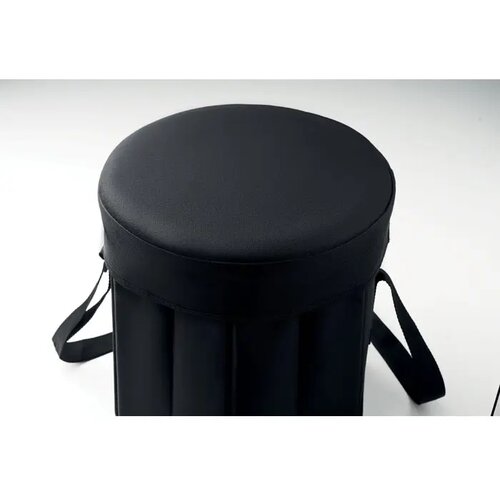 Opvouwbare koeltas- /krukje Seat & drink zwart