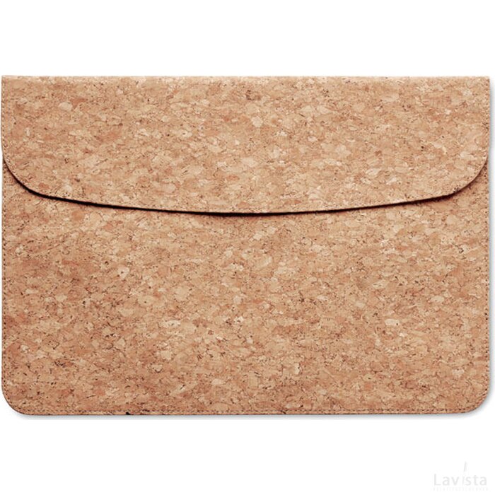 Laptopcover van kurk Grace beige