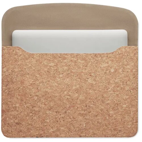 Laptopcover van kurk Grace beige