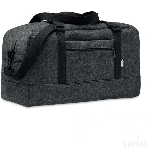 Rpet vilten weekendtas Indico bag donker grijs