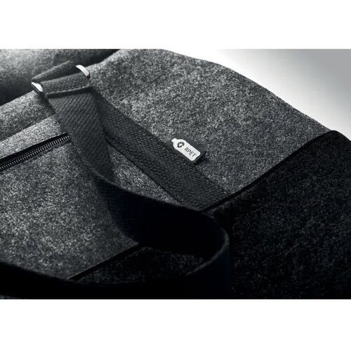 Rpet vilten weekendtas Indico bag donker grijs