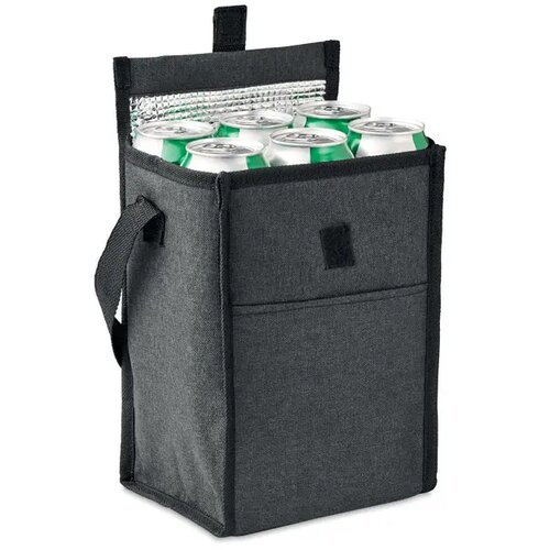 600d rpet koel lunchtas Bobe zwart